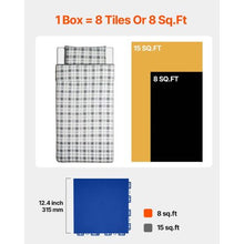 12.4 X 12.4 In PP+PVC Puzzle Floor Tiles for  Gym Floor and  Dance Enthusiasts Training Mat HJP24110-84