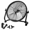 16 Inch Cordless High-Velocity Fan Portable, Quiet, Adjustable 360° Pivot, Stepless Speed, Metal Industrial Floor Fan
