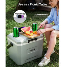 24 Qt Portable Hard Cooler Leak-Resistant 48-Hour Ice Retention Insulated Ice Chest with Heavy-Duty Handle