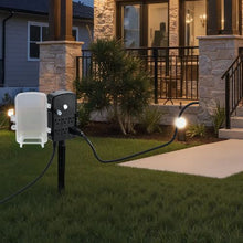 Extension Cord Overload Protection Outdoor Power Strip Weatherproof with Cover 6 Outlets