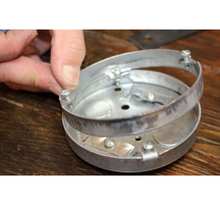 4" Round Pan Box Extension Ring, 1/2" Deep - Drawn, Fixture Earss 2-3/4" O.C. 57111 (Pack of 30)