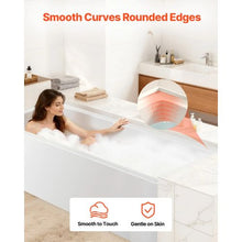 71.9" x 32" Contemporary Alcove Acrylic Bathtub Soaking Tub with Right Hand Drain Overflow Hole Integral Flange (White)