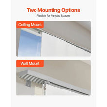 Panel Track Blinds 45.8–86" W Up to 96" H Adjustable Vertical Blinds (White)
