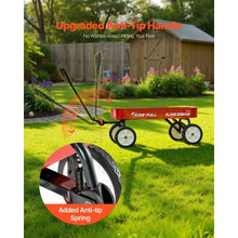39 Inch Pull-Along Wagon Supports up to 176 lbs for Kids