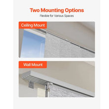 Panel Track Blinds 45.8–86" W Up to 96" H Adjustable Vertical Blinds (Gray)