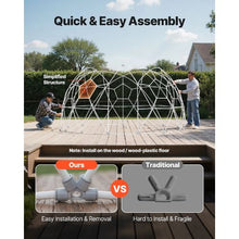 Garden Dome Igloo – 9.5 x 5.7 ft Clear Bubble Tent for 2–4 People Weatherproof Geodesic Greenhouse & Patio Dome