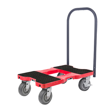 Snap-Loc Super-Duty E-Track Push Cart Red Dolly SL1800P6R