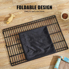 Dog Playpen 4-Panel 24" x 36" Foldable Metal Fence with Door & Pad