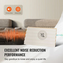 96 x 6 In Wood Slat Acoustic Panels for Modern Wall Matte White (Pack of 8)