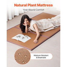 80 x 39 In Japanese Tatami Mat Foldable Natural Rattan Floor Mat Non-Slip Sleeping Mat for Yoga & Meditation