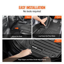 Honda CR-V Floor Mats 2017–2022 5-Piece TPE All-Weather Liners Custom Fit (Black)