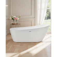 67 Inch Acrylic Freestanding Bathtub for Modern Bathroom or Remodel Projects D-9008