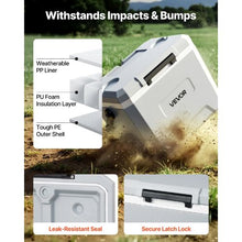 17 Qt Portable Hard Cooler Leak-Resistant 48-Hour Ice Retention Insulated Ice Chest with Heavy-Duty Handle