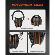Electronic Safety Earmuffs with Bluetooth 5.3 & Sound Amplification, NRR23dB Hearing Protection for Shooting, Lawn Mowing & Work