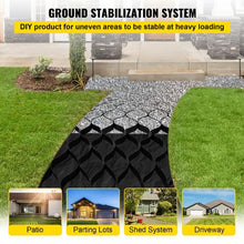 2 Inch Depth Permeable Stabilization System for DIY Patio Light Vehicle Driveway Ground Grid
