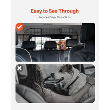 36.6 X 16.5 Inch Metal Adjustable Vehicle Pet Barrier Universal-Fit Car Divider for Car SZJJSZW02
