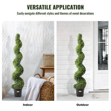60 Inch  Artificial Boxwood Topiary Tree  for Home Decor Indoor/Outdoor (2 Pieces)