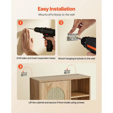 Wall-Mounted Bathroom Cabinet with Door Adjustable Shelf (5 Levels) Over-the-Toilet Storage for Laundry Kitchen Restroom