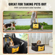25 lbs Dog Booster Car Seat Pet Car Seat Small Dog up to Gray for Car JBS-PCS-004-BLACK