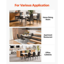 Modern Dining Room Accent Chairs for Dining Tables Space-Saving Kitchen Table (Set of 4)