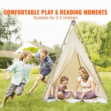 1-5 Years Old Kids Play Tent with Mat and Tent Lamp for Indoor and Outdoor