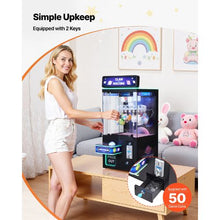 Medium Claw Crane Machine – Lights & Sound for Commercial Home Cinema Black Purple