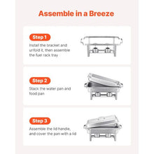 8-Qt Deep Table Pan For Catering Storage Food HZ-P28 (Pack of 2)