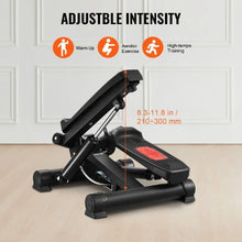 Mini Stair Stepper – Hydraulic Fitness Twist Stepper with Resistance Bands Full Body Cardio Equipment LCD Monitor 330LBS Capacity