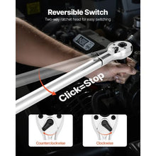 3/4 In Adjustable Torque Wrench Set with Adapters Extension