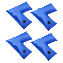 22.4 × 22.2 in Corner Winter Water Bags Pack Of 4 Corner Pool Water Tubes with Leak-Proof Screw Cap