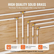 1/2" Brass Clamp-style Internal Thread for Air 1/2 NPT Pipe Fittings (20PCS)