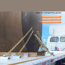 3/8 Inch Binder Chain Tow Chain with Hooks 10mmX3m-2 (2 Pack)