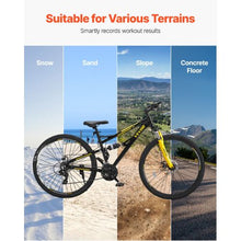 29-Inch Mountain Bike Full Dual Suspension 24-Speed Twist Shifting Aluminum Alloy Frame Disc Brakes