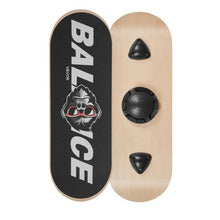 3-Level Adjustable Wooden Balance Board Non-Slip Wobble Trainer for Core Workout & Home Gym