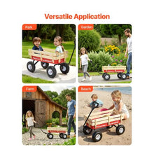 39" Pull-Along Toddler Wagon with Handle 330 lb Capacity for Kids Gardening Beach