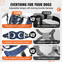2 Wheels Dog Wheelchair and Back Legs Pet Wheelchair Injured Disabled for Dog Cart SS2-XS