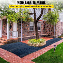 6.5' Ft x 300' Ft Geotextile Fabric for Underlayment Premium Weed Barrier Fabric Heavy Duty 3OZ Woven Weed Control Fabric LSF-WB-6530