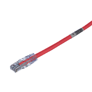 24 AWG Cat 6 UTP Copper 3FT Patch Cord Red UTPSP3RDY