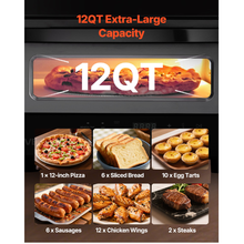Smart Electric Pizza Oven 12" Countertop 750°F 5 Presets Touchscreen 2-Min Baking