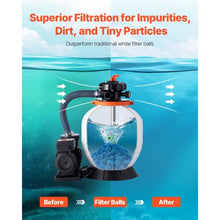 Pool Bags Filter Balls 1.5 lbs – Blue Reusable Polyester for Sand Filters