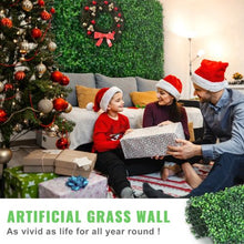 20 x 20 Artificial Boxwood Panel for Decor Privacy Fence Indoor Outdoor Garden Backyard (Pack of 24)