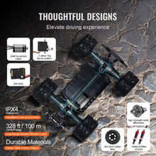 1:18 Scale RC Car 4WD Off-Road Truck 45 km/h 45° Wheelie Adjustable Speed for Kids 8+