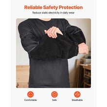Heavy Duty Welding Protection Sleeves – Flame Resistant Cowhide Leather & FR Cotton Arm Guards with Elastic Cuffs