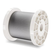 1/16 Inch 7x7 Strand T304 Stainless Steel Braided Aircraft Cable 330FT With Accessories