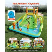 Inflatable Bounce House with Slides & Splash Pool – 3-4 Kids (Ages 3-8)