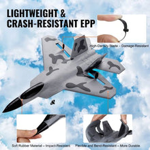 25 cm Channel Remote Control Airplane with 2 Batteries for Adults Kids Beginners Boys