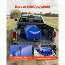 105.7 Gallon Collapsible Water Storage Bladder Leakproof Tear-Resistant PVC Water Tank for RV Truck & Outdoor Use