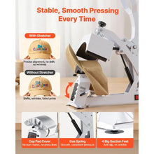 Hat Heat Press 4 Interchangeable Platens Cap Stretcher Temperature & Time Control HTV & Sublimation (White)
