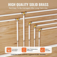 1/2" Brass Clamp-style External Thread for Air 1/2 NPT Pipe Fittings (25PCS)