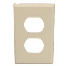 PVC 2Port Surface Raceway Duplex Faceplate Fittings Ivory T70PEI